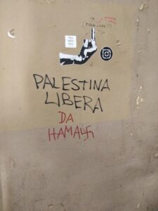 scritta sul muro